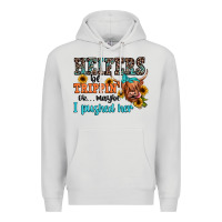 Dove Grey heifers be trippin ok maybe i pushed her Premium Hoodie - JahusDesignShop