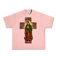 Salmon our lady of Guadalupe cross Urban Heavy Tee - JahusDesignShop