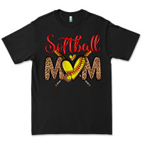 Black softball mom Premium Tee - Zillion Design Studio