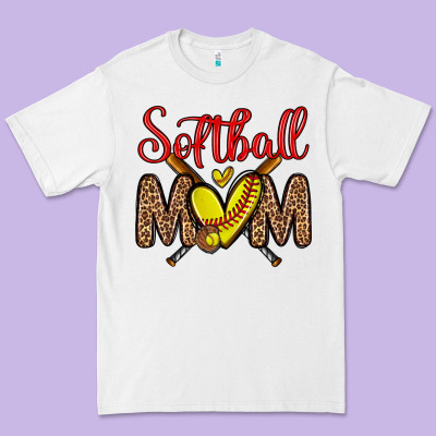 Softball Mom Premium Tee Designed By Zillion Design Studio