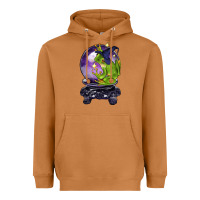 Meerkat Halloween Frog With Crystal Ball Heavyweight Hoodie - LillyAllenDesigns