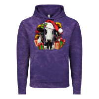 Cloud Purple christmas holstein Vintage Hoodie - JahusDesignShop