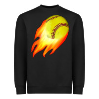 Black softball Heavyweight Sweatshirt - JahusDesignShop