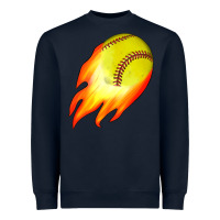 Navy softball Heavyweight Sweatshirt - JahusDesignShop