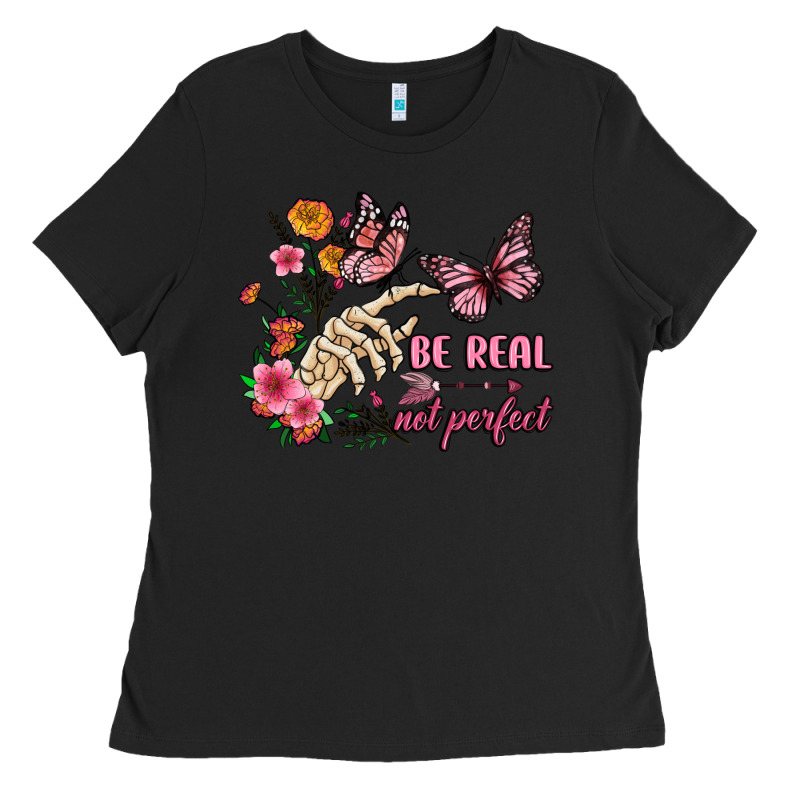 Be Real Not Perfect Ladies Tee by JahusDesignShop | Teevron