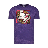 Cloud Purple leopard volleyball texas map Vintage Tee - Jasminsmagicworld