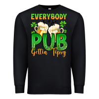 Black everybody in the pub gettin tipsy Premium Sweatshirt - Artiststas