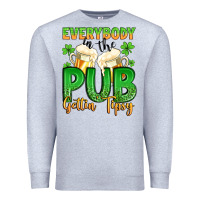 Heather Grey everybody in the pub gettin tipsy Premium Sweatshirt - Artiststas