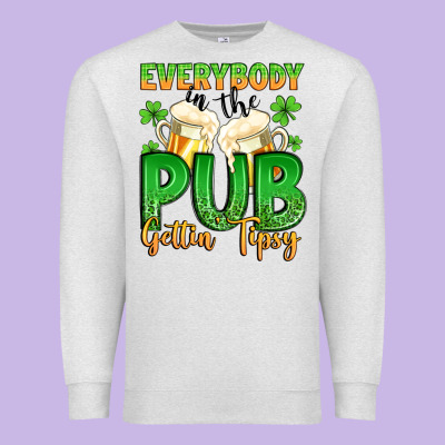 Everybody In The Pub Gettin Tipsy Premium Sweatshirt Designed By Artiststas