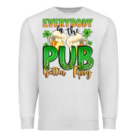 Oatmeal Heather everybody in the pub gettin tipsy Premium Sweatshirt - Artiststas