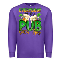 Purple everybody in the pub gettin tipsy Premium Sweatshirt - Artiststas