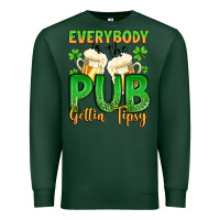 Sports Green everybody in the pub gettin tipsy Premium Sweatshirt - Artiststas
