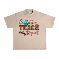 French Oak coffee teach repeat Urban Heavy Tee - BundleAndBundleShop