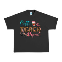 Pigment Black coffee teach repeat Urban Heavy Tee - BundleAndBundleShop