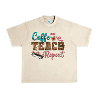 Sandshell coffee teach repeat Urban Heavy Tee - BundleAndBundleShop