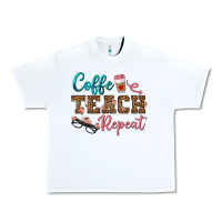 White coffee teach repeat Urban Heavy Tee - BundleAndBundleShop