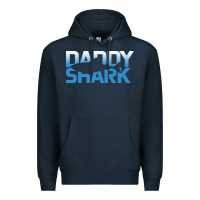 Navy Daddy Shark Premium Hoodie - Bettercallsaul