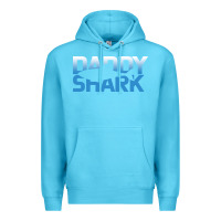 Ocean Blue Daddy Shark Premium Hoodie - Bettercallsaul