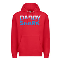 Red Daddy Shark Premium Hoodie - Bettercallsaul