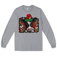 Christmas Black And White Baby Cow Long Sleeve Tee | Teevron