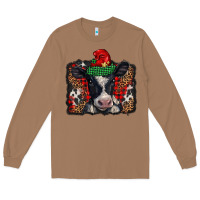 Toasted Coconut christmas black and white baby cow Long Sleeve Tee - BarkalooDesign