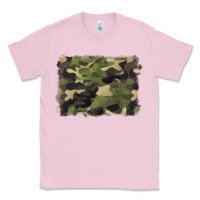 Bubblegum Pink camouflage background Classic Tee - BarkalooDesign