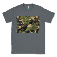 Charcoal Heather camouflage background Classic Tee - BarkalooDesign