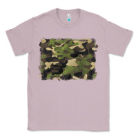 Lilac camouflage background Classic Tee - BarkalooDesign