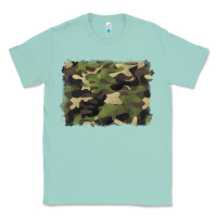 Seafoam camouflage background Classic Tee - BarkalooDesign