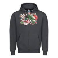 Smoke gamer christmas game controller Zipper Hoodie - MaliasSmallBusiness
