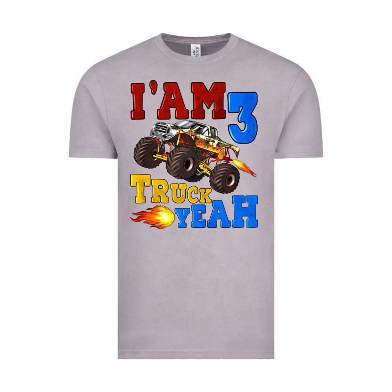 I'am Three Truck Yeah Vintage Tee by Artiststas | Teevron
