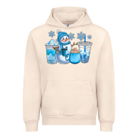 Sandshell winter snowman coffee cups Urban Hoodie - CowGirlArtShop