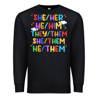 Black pride pronouns Premium Sweatshirt - Artiststas