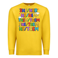 Lemon pride pronouns Premium Sweatshirt - Artiststas