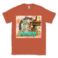 Copper Easter Day He is risen 20oz skinny Classic Tee - LillyAllenDesigns