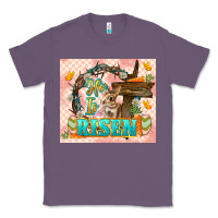Lavender Easter Day He is risen 20oz skinny Classic Tee - LillyAllenDesigns