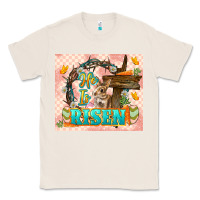 Natural Easter Day He is risen 20oz skinny Classic Tee - LillyAllenDesigns