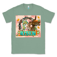 Sage Easter Day He is risen 20oz skinny Classic Tee - LillyAllenDesigns