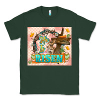 Sports Green Easter Day He is risen 20oz skinny Classic Tee - LillyAllenDesigns