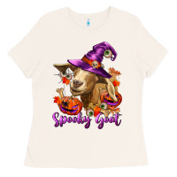 Bone Spooky Goat Ladies Tee - RanaPortraitStore