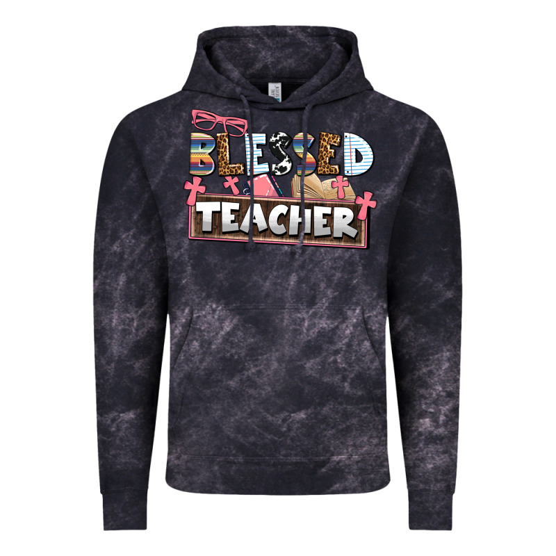 Blessed Teacher Vintage Hoodie by AdoDesignShop | Teevron