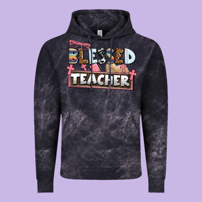 Blessed Teacher Vintage Hoodie Designed By Adodesignshop