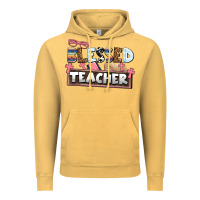 Vintage Mustard blessed teacher Vintage Hoodie - AdoDesignShop