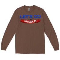 Chestnut Let's Go Brandon Long Sleeve Tee - Jasminsmagicworld