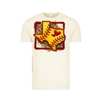 Vintage Arctic leopard softball texas map Vintage Tee - Jasminsmagicworld
