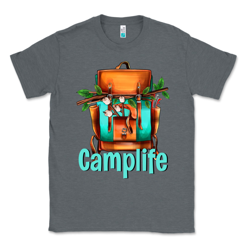 Camp Life Camp Backpack Classic Tee by AdoDesignShop | Teevron