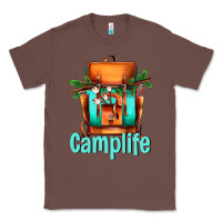 Chestnut camp life camp backpack Classic Tee - AdoDesignShop