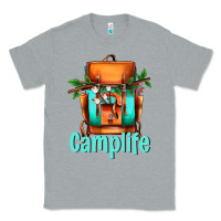 Heather Grey camp life camp backpack Classic Tee - AdoDesignShop