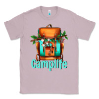 Lilac camp life camp backpack Classic Tee - AdoDesignShop