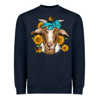 Sunflower Bandana Goat Heavyweight Sweatshirt | Teevron